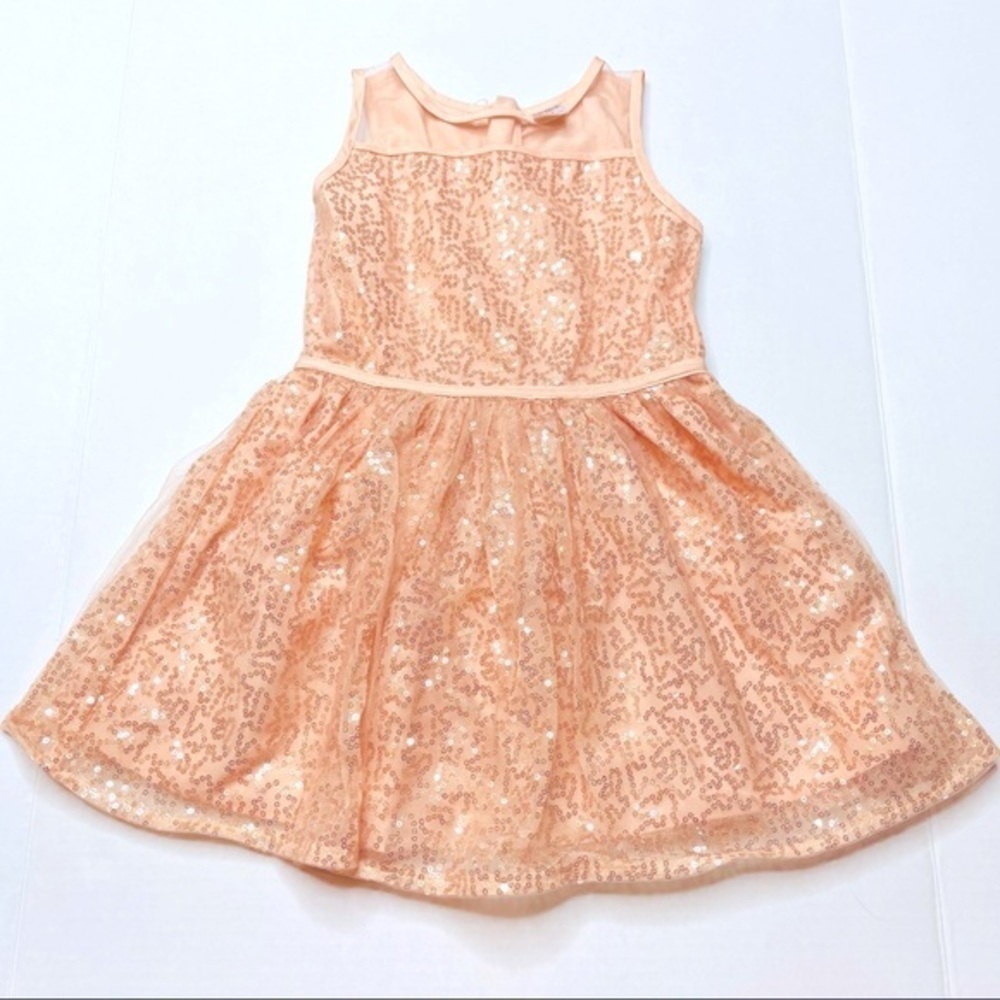 Carter’s Ballerina Pink Rose Gold Sequin Dress